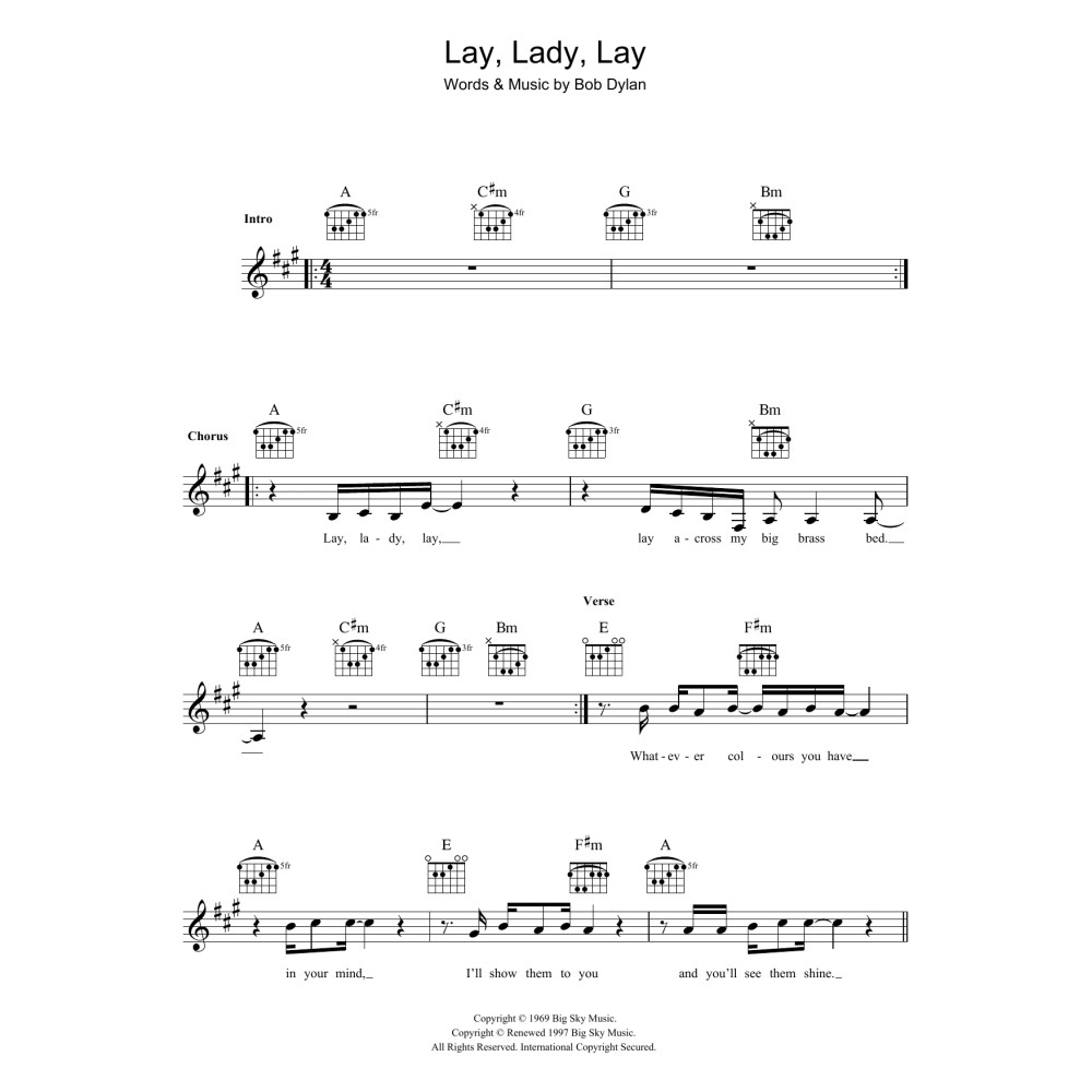 Lay, Lady, Lay