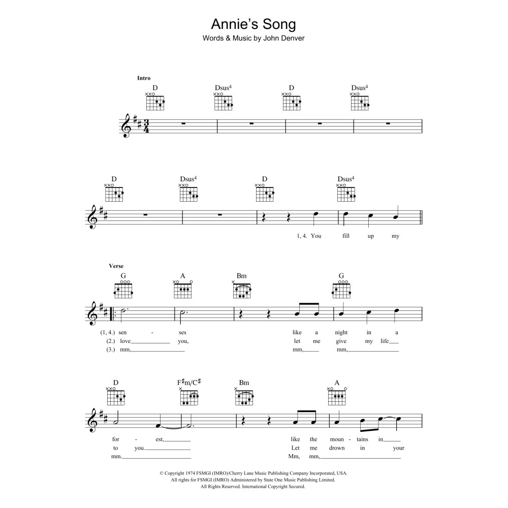 Annie's Song