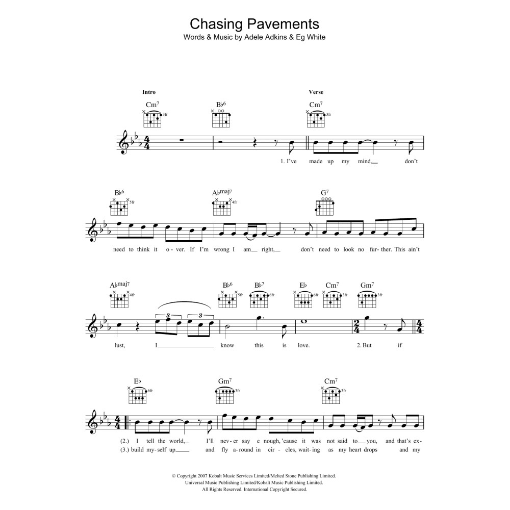 Chasing Pavements