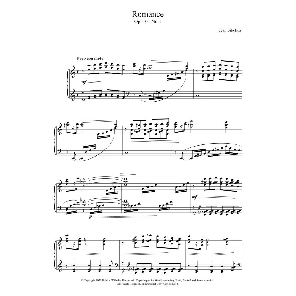 5 Morceaux Romantiques, Op.101 - I. Romance