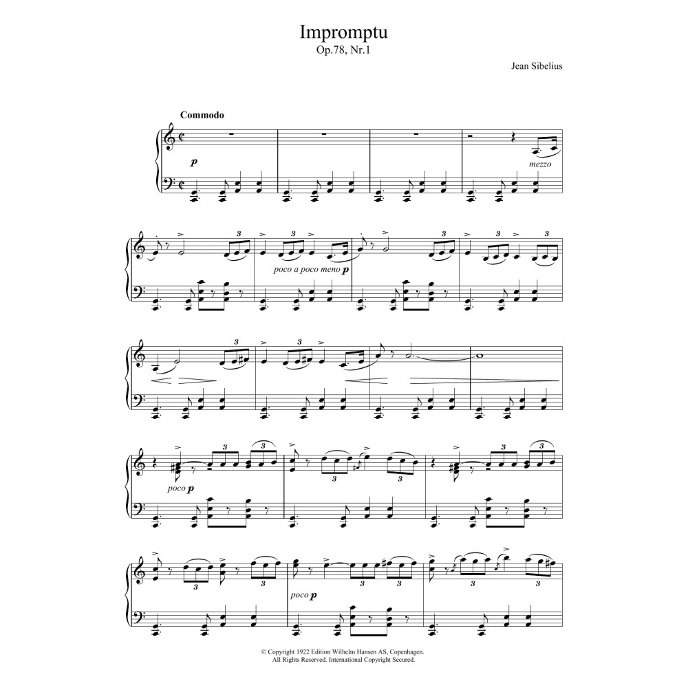 Impromptu, Op.78 No.1
