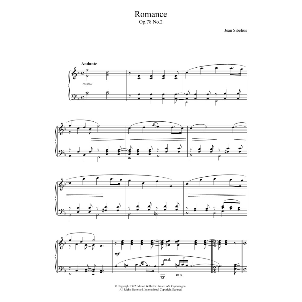 Romance, Op.78 No.2