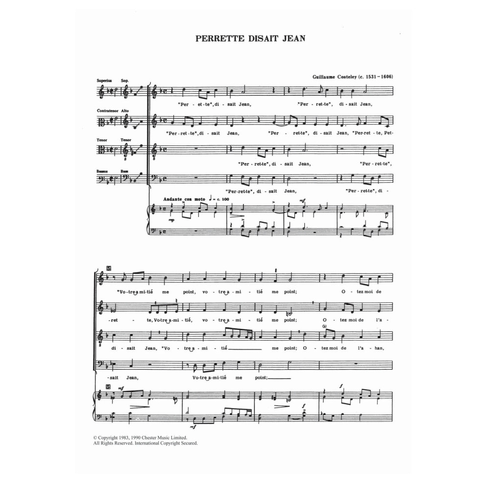 Perrette, Disait Jean