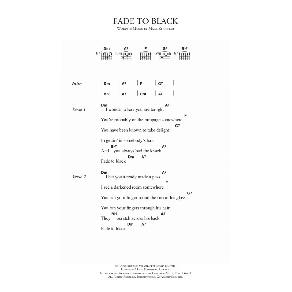 Fade To Black