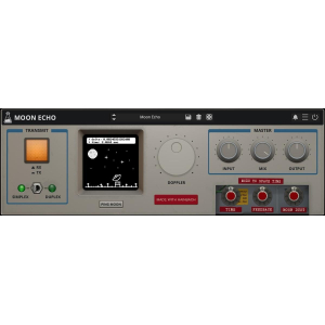 AudioThing Moon Echo es un delay de cinta virtual que captura fielmente el encanto y la calidez de los famosos equipos de cinta