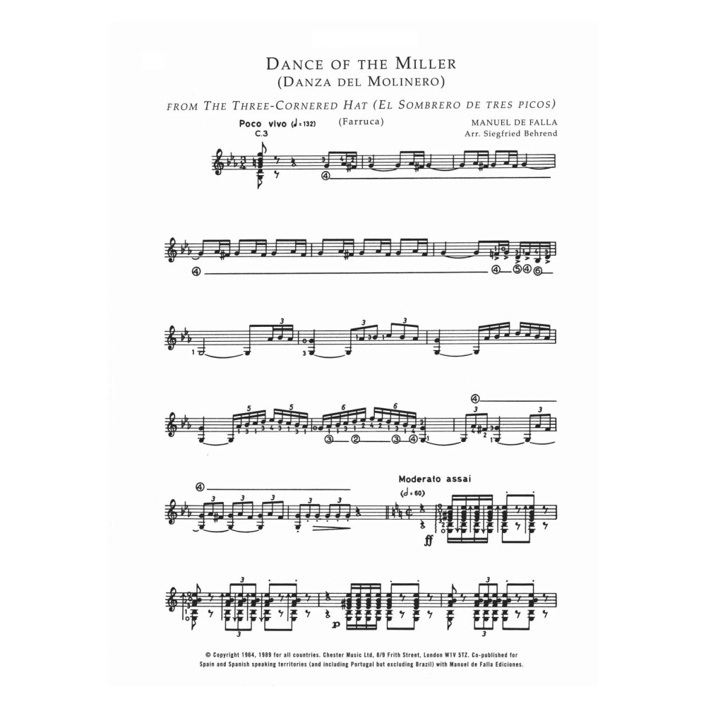 Danza Del Molinero ('The Miller's Dance') (From El Sombrero De Tres Picos ('The Three-Cornered Hat')