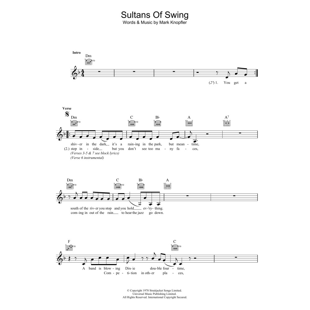 Sultans Of Swing