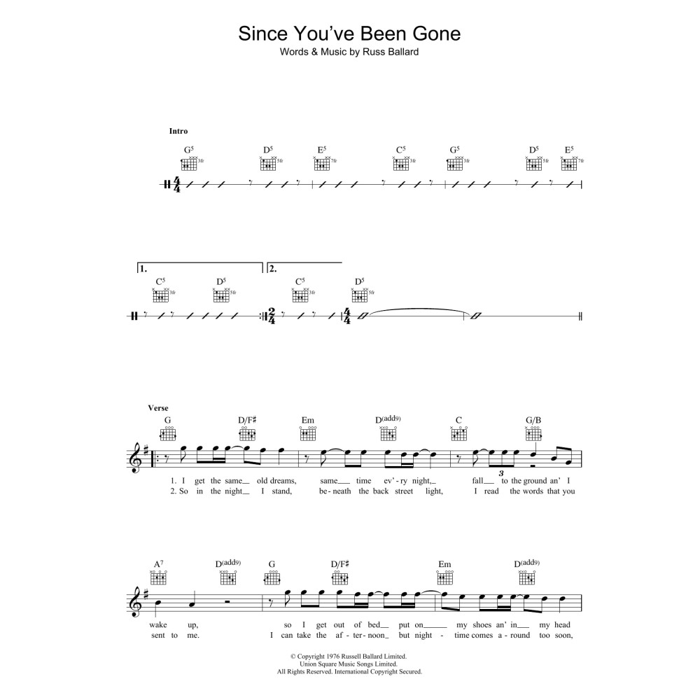 Since You've Been Gone