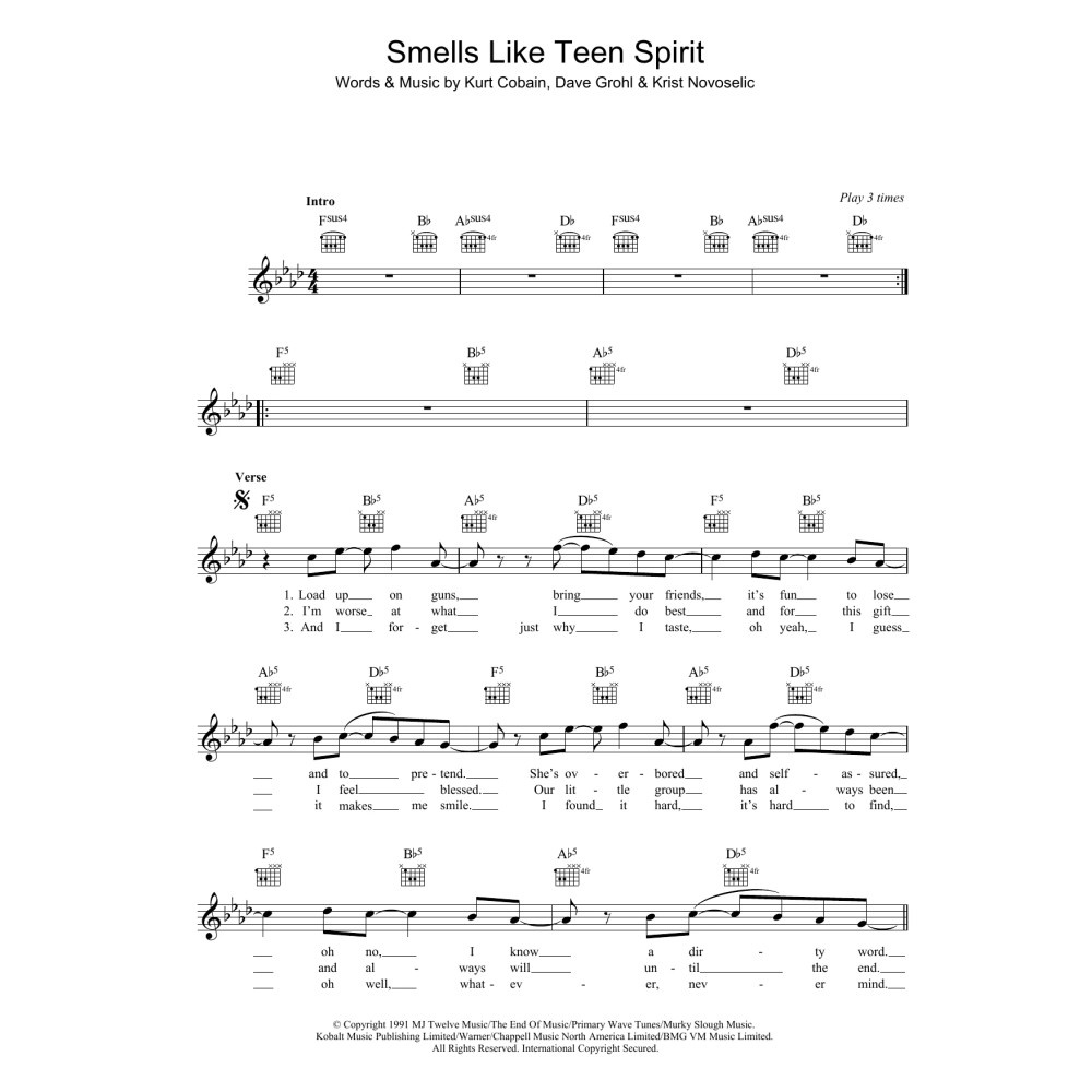 Smells Like Teen Spirit