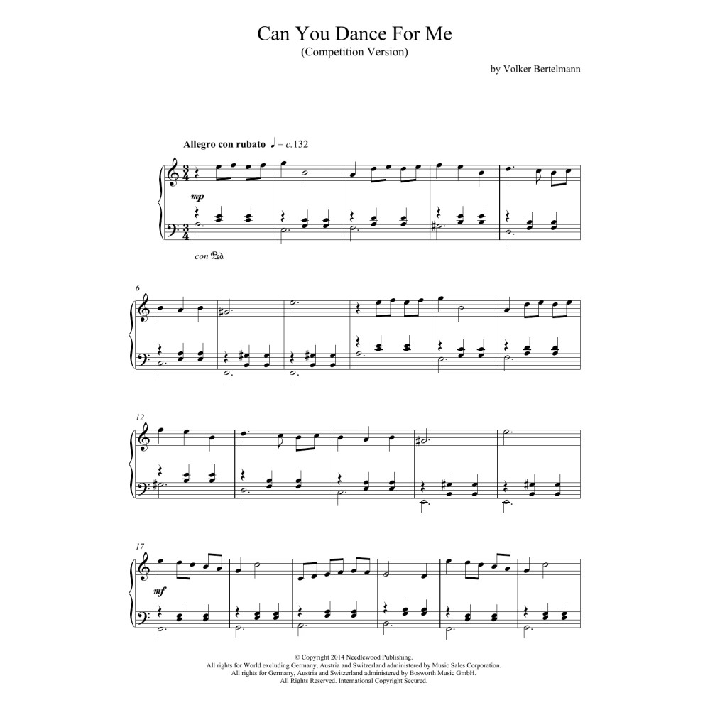 Can You Dance For Me