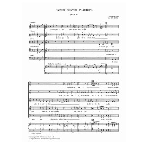 Omnes Gentes Plaudite (Parts I And II)