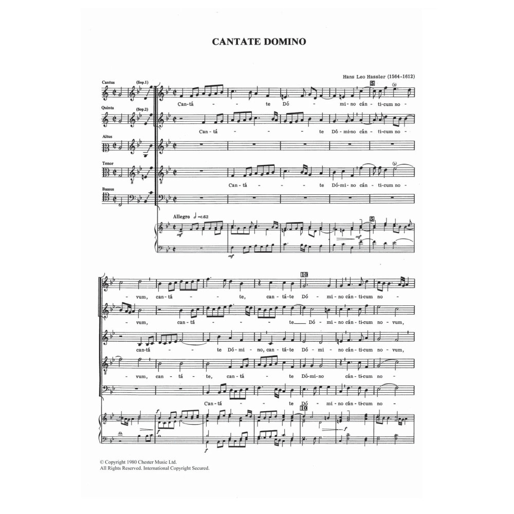Cantate Domino