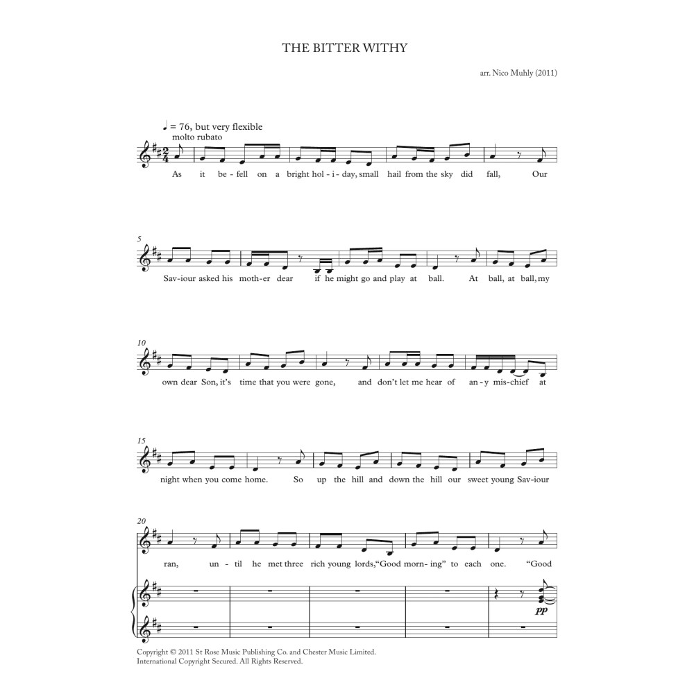 The Bitter Withy (from 'Four Traditional Songs')