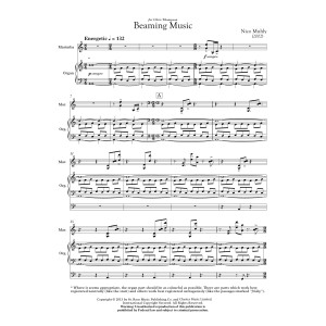 Beaming Music (for Marimba and Organ)