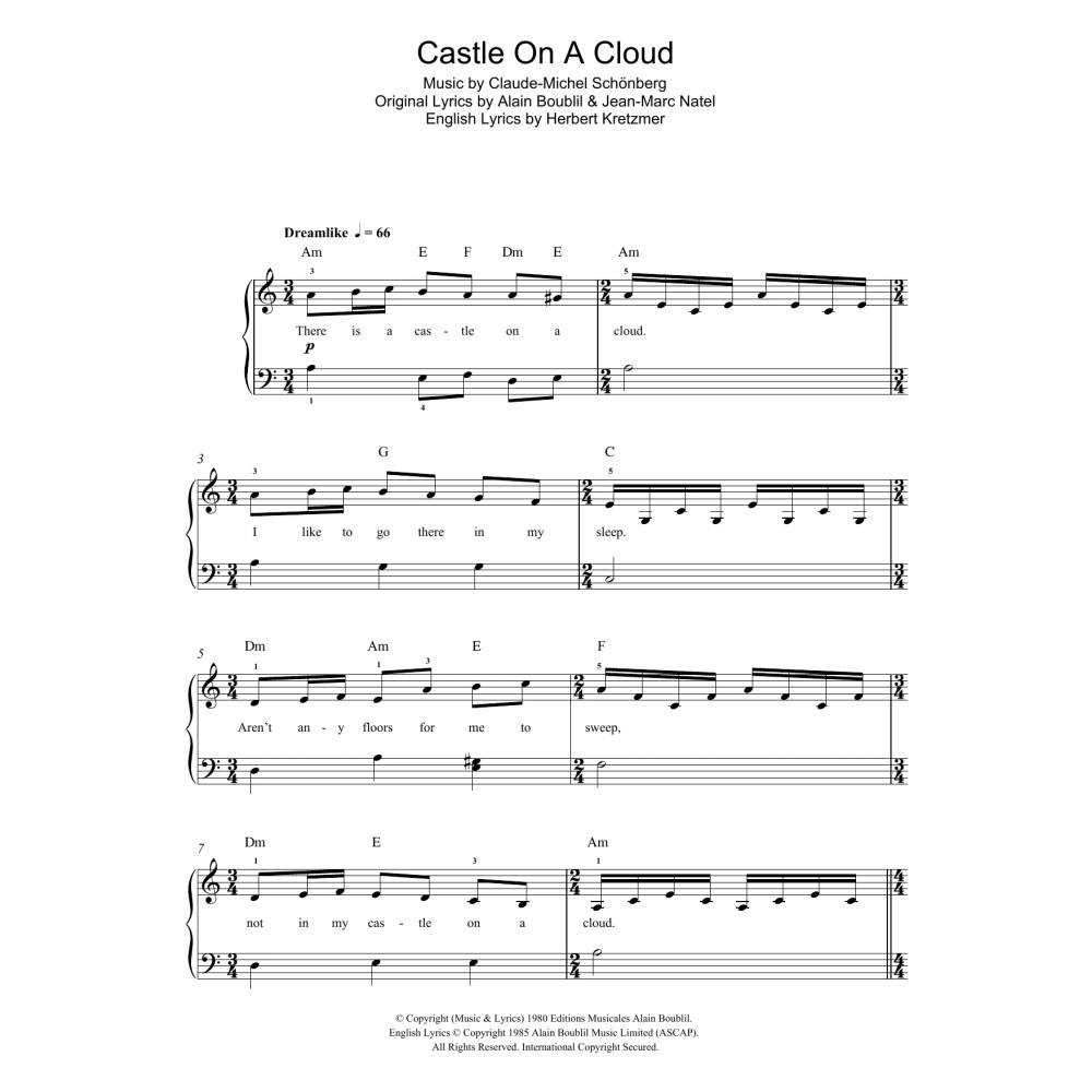 Castle On A Cloud (from Les Miserables)