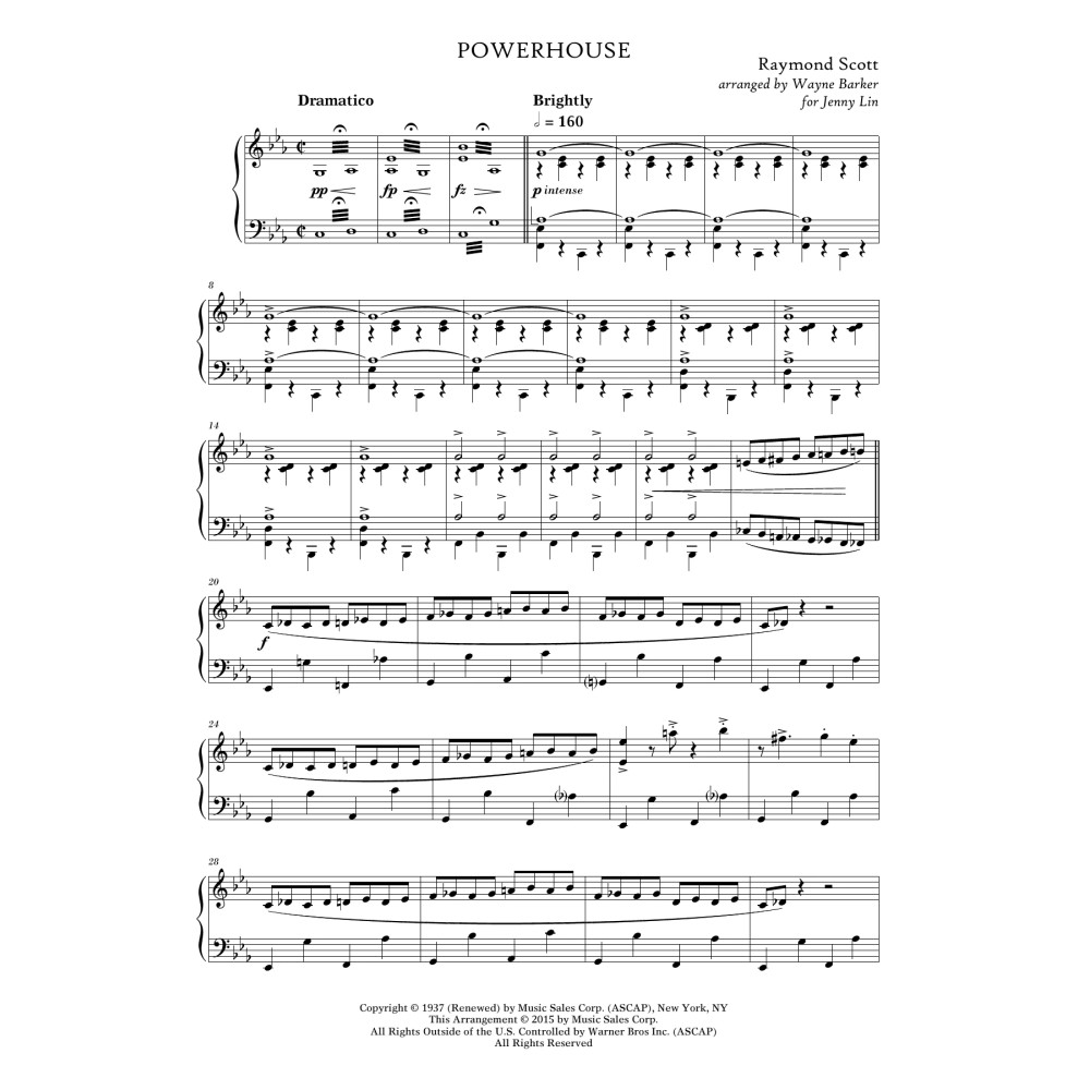 Powerhouse (arr. Wayne Barker)
