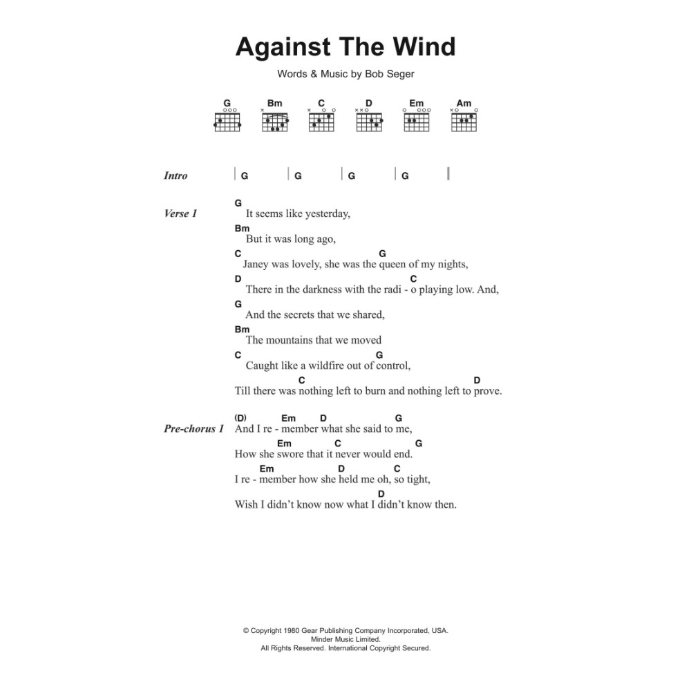 Against The Wind