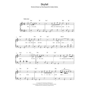 Skyfall (from the Motion Picture Skyfall)