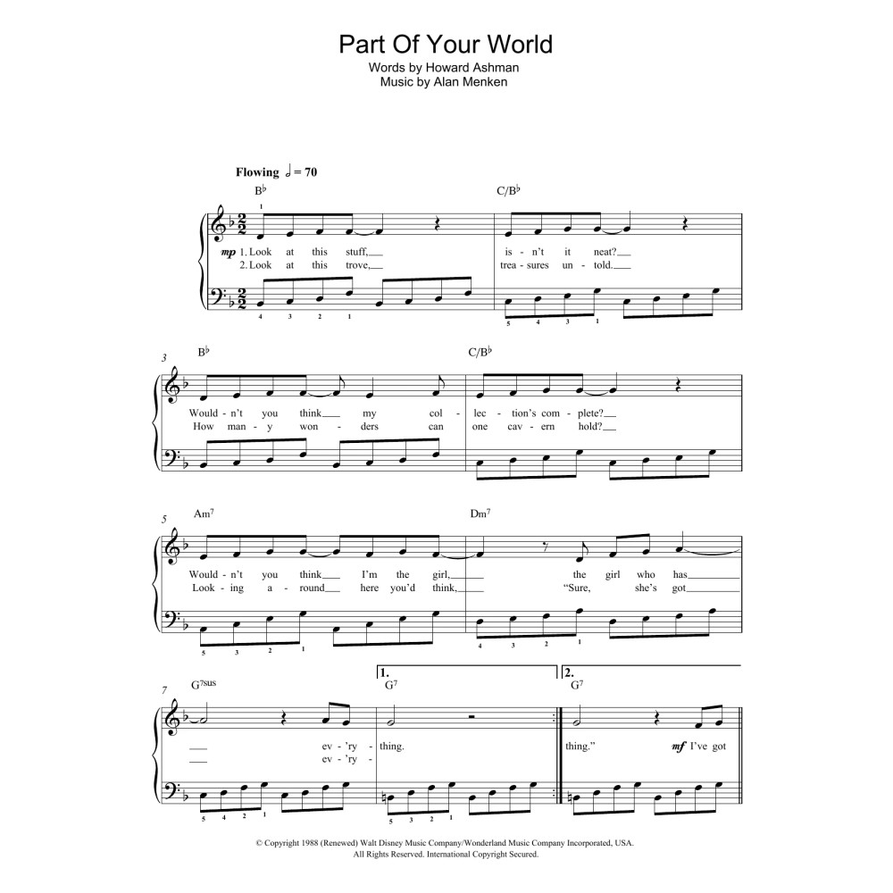 Part Of Your World (from The Little Mermaid)