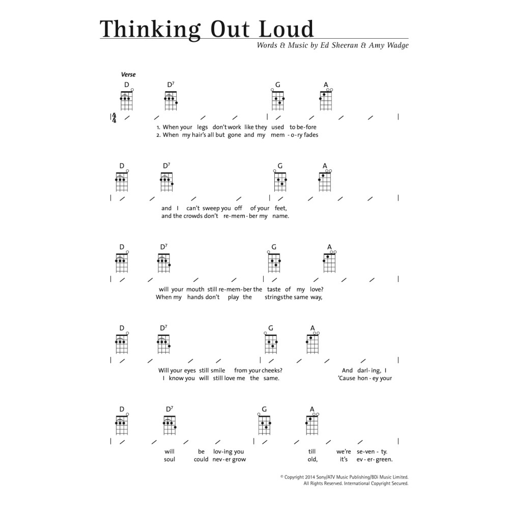 Thinking Out Loud