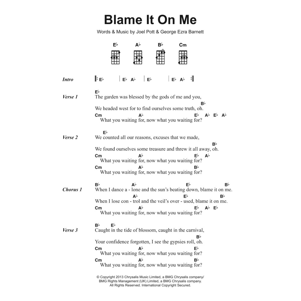 Blame It On Me