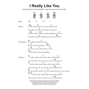 I Really Like You