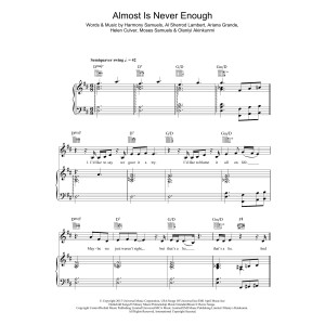 Almost Is Never Enough (featuring Nathan Sykes)