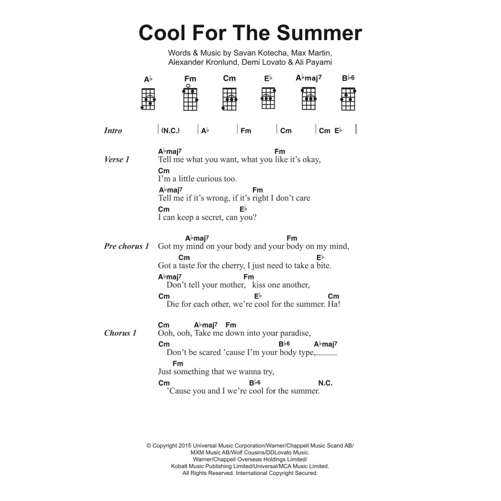 Cool For The Summer