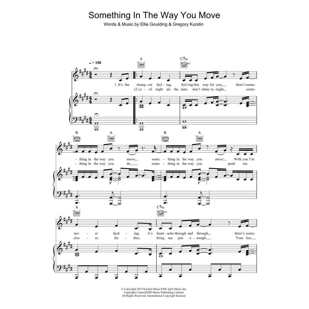 Something In The Way You Move