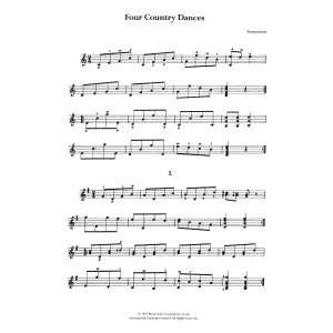 Four Country Dances