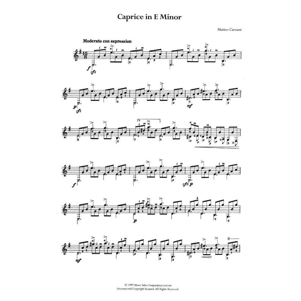 Caprice In E Minor