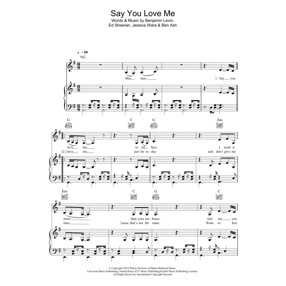 Say You Love Me