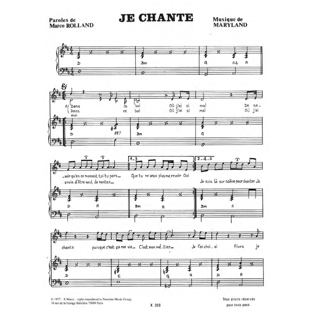 Je Chante