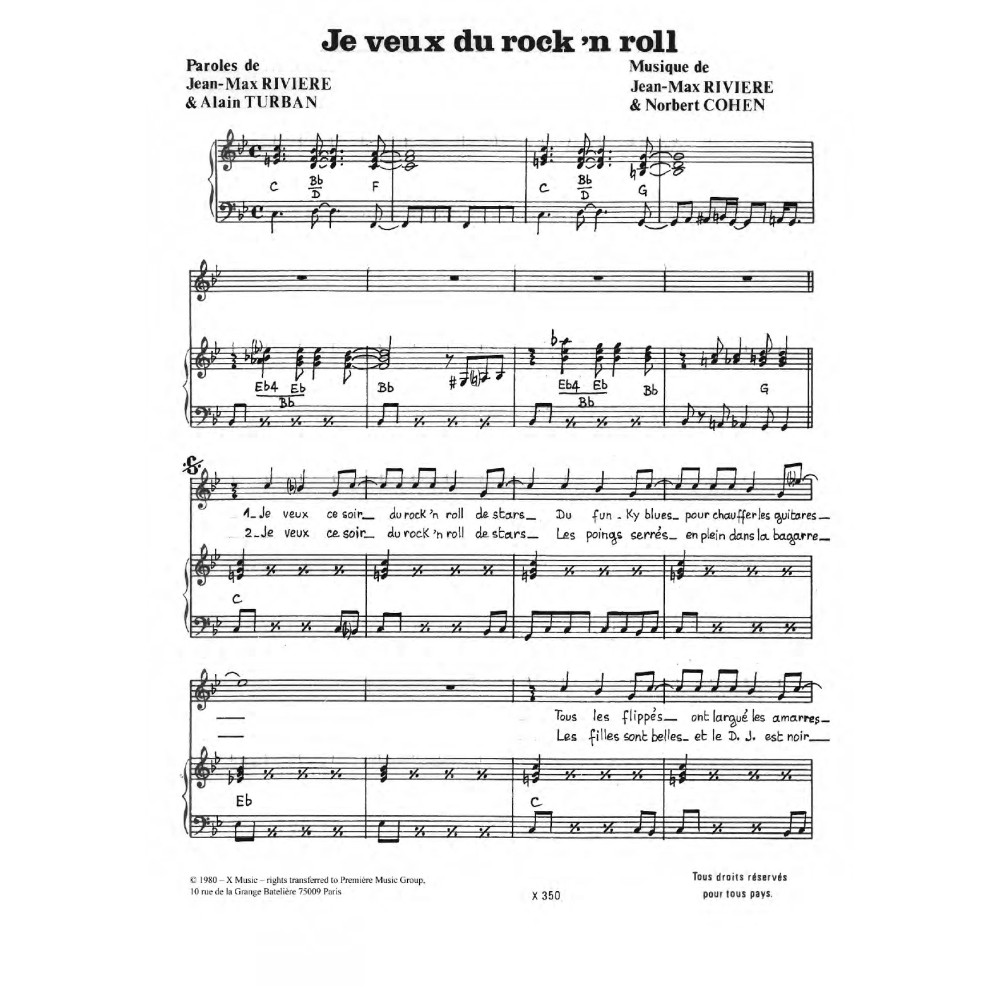 Je Veux Du Rock 'N' Roll