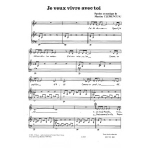 Je Veux Vivre Avec Toi