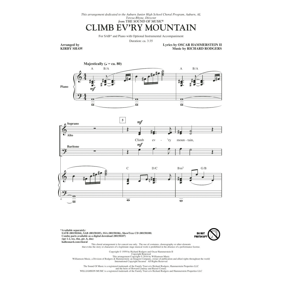 Climb Ev'ry Mountain