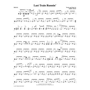 Last Train Runnin' - Drums