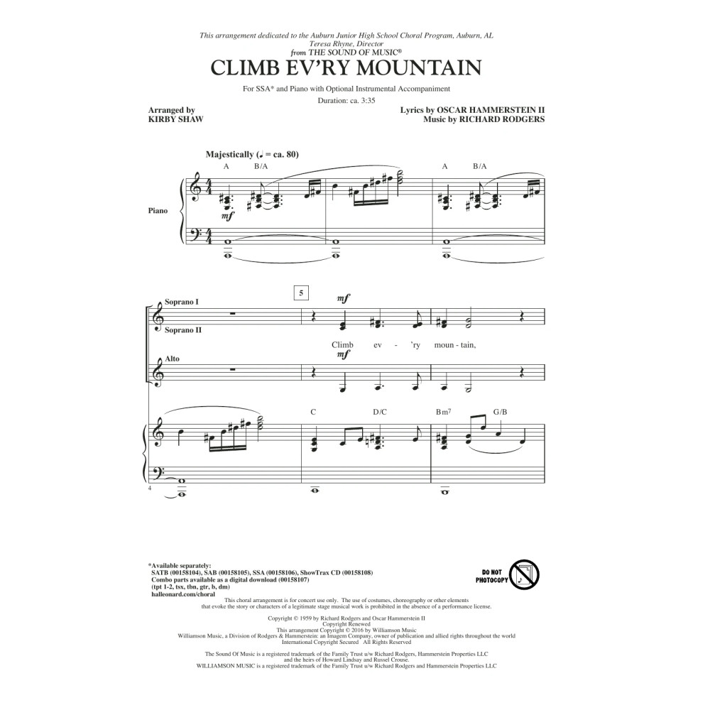 Climb Ev'ry Mountain