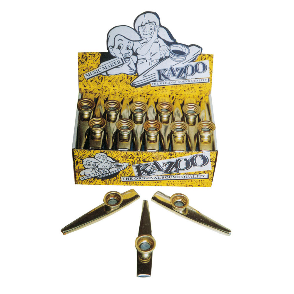 Box Mit 22 Metall-Kazoo