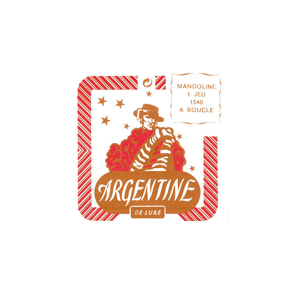 Jeu Argentine Mandoline