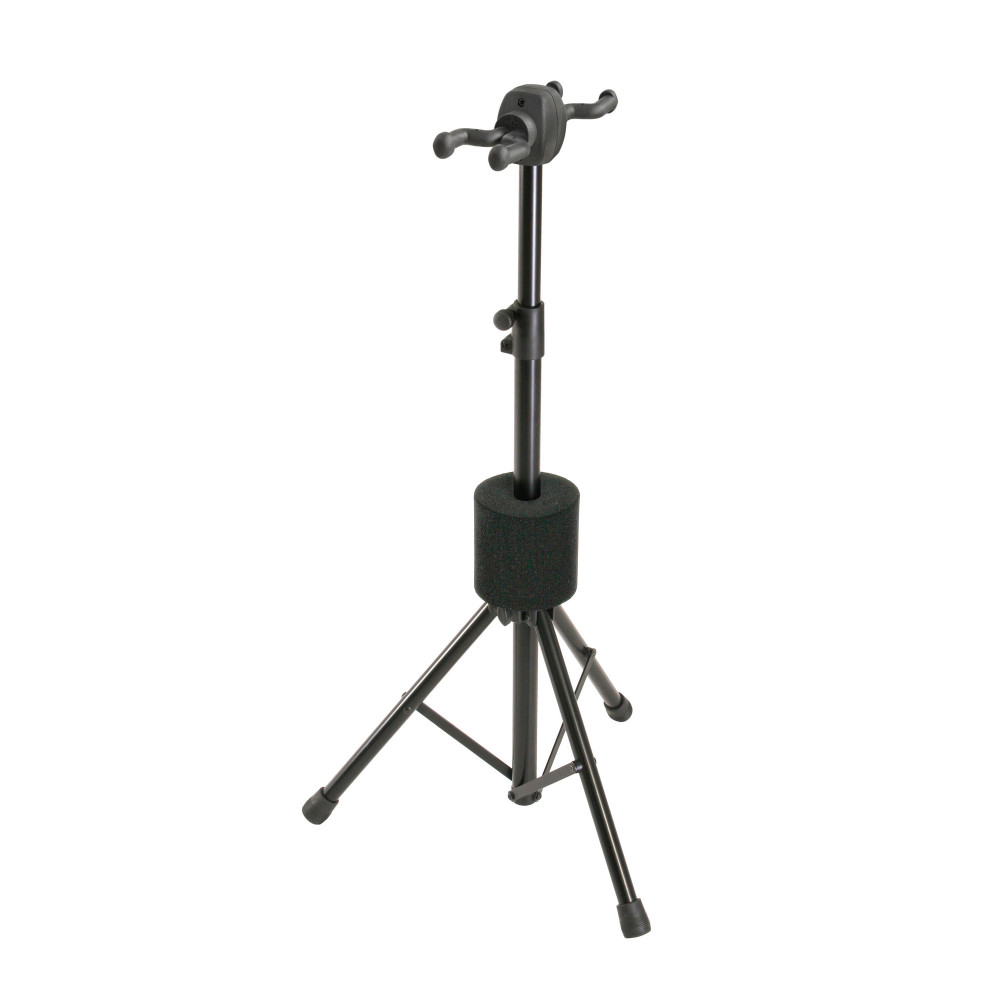 Soporte Km 2 guitarras negro