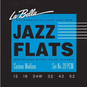 La Bella E-Gitarrensaiten Jazz Flats 12-52