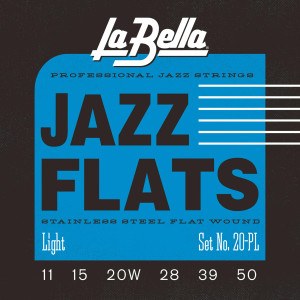 Elektrischer Satz La Bella Jazz Flats 11-50