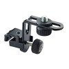 Soporte micro KM para percusiones niqueladas