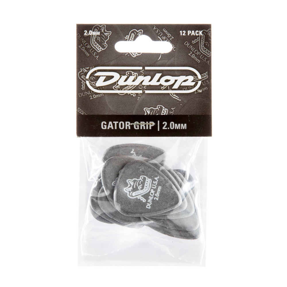 Beutel mit 12 Mediator Dunlop Gator Grip 200