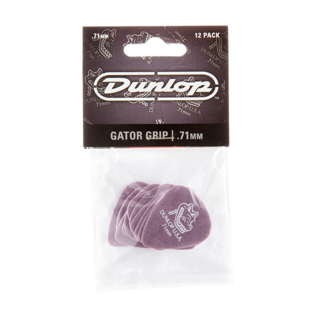 Beutel 12 Dunlop Gator Grip 071 Plektren
