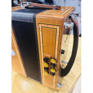 Maugein Pommier - Solid wood 2-row diatonic accordion