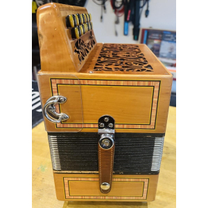 Maugein Pommier - Solid wood 2-row diatonic accordion
