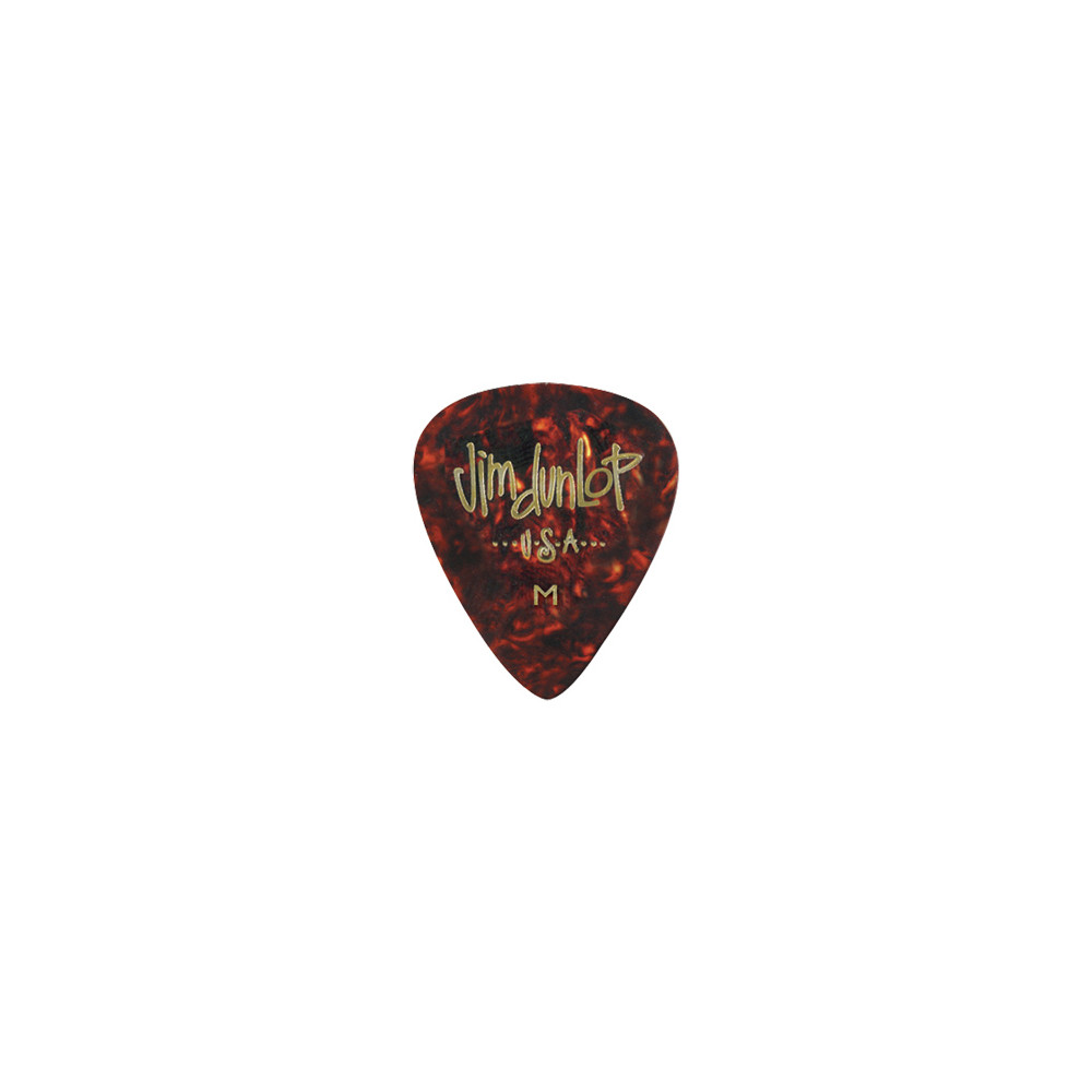 72 Plektren Dunlop Genuine Shell Md
