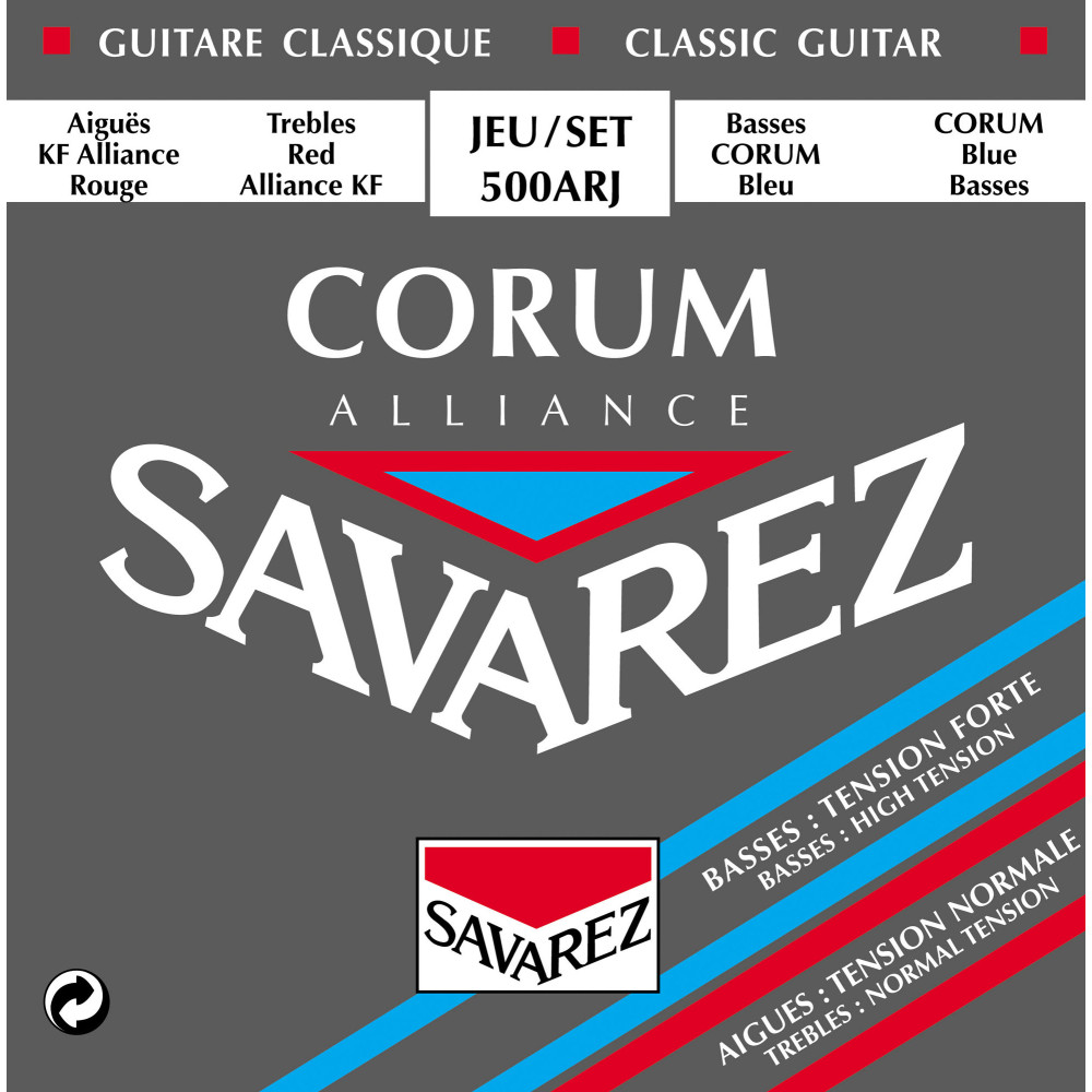 Juego Savarez Alliance Corum rojo/azul